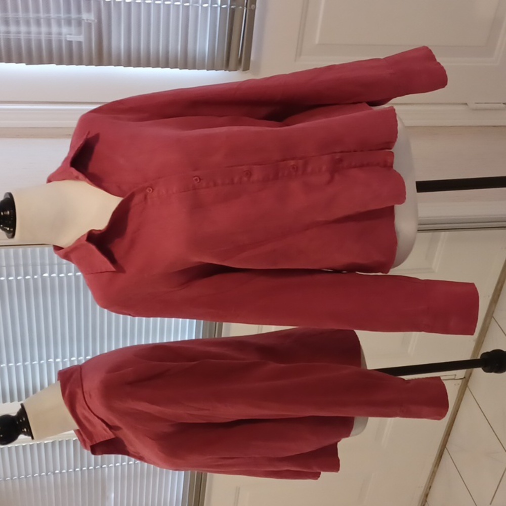 4/$60 Dusty Rose Blouse - Size Large